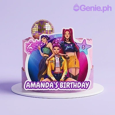 Girls 5th Birthday Cake