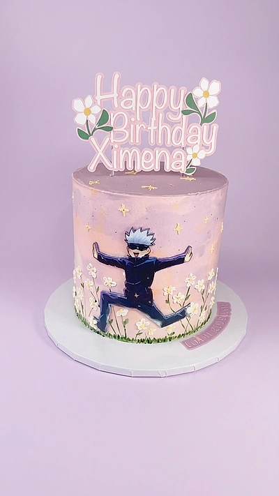 Gojo Satoru Anime Cake