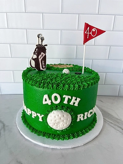 Golf Birthday Cake