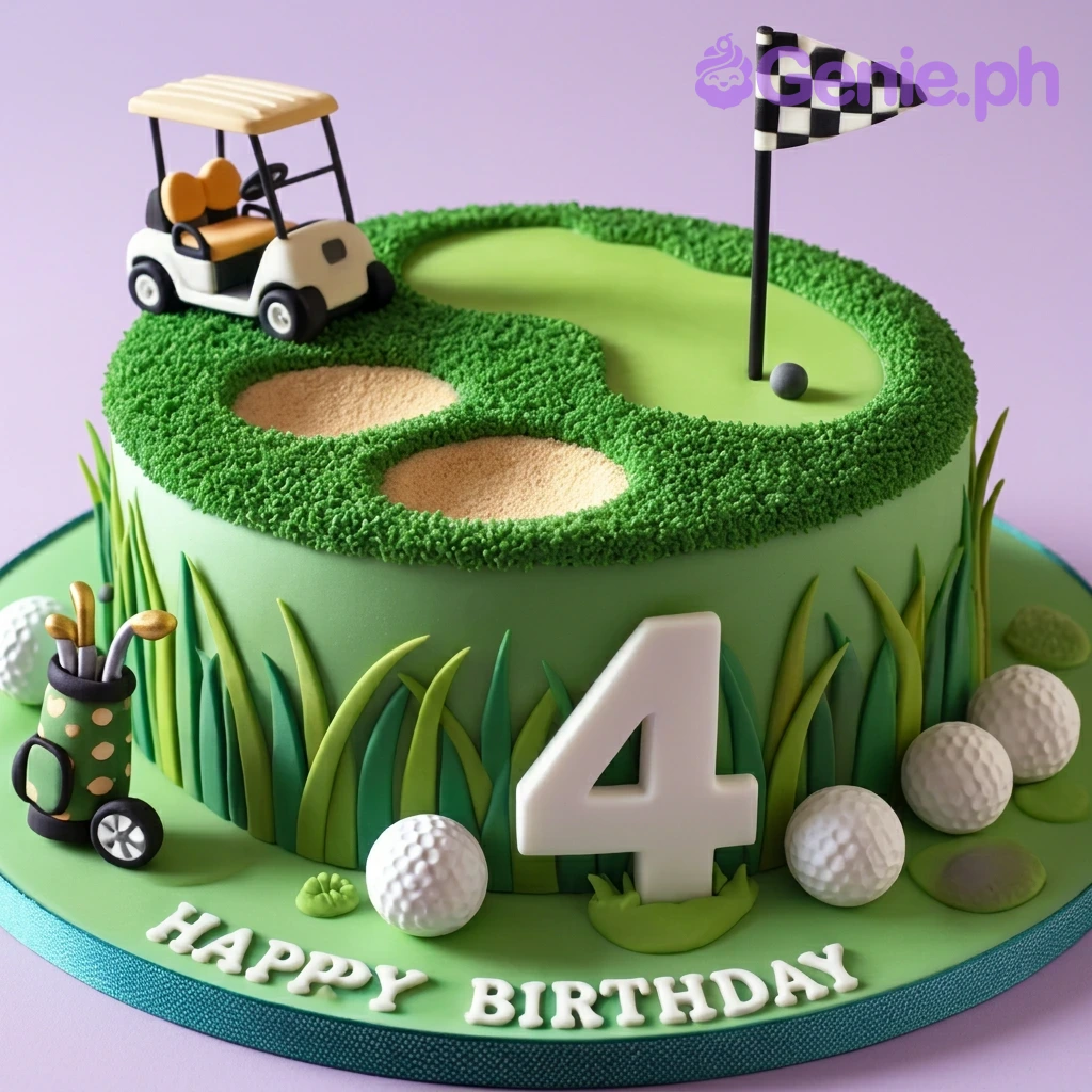 Golf Birthday Cake