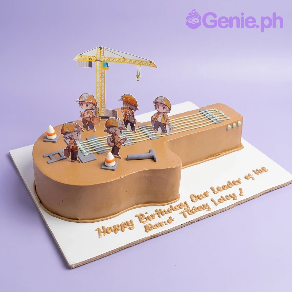 Guitar Construction Cake
