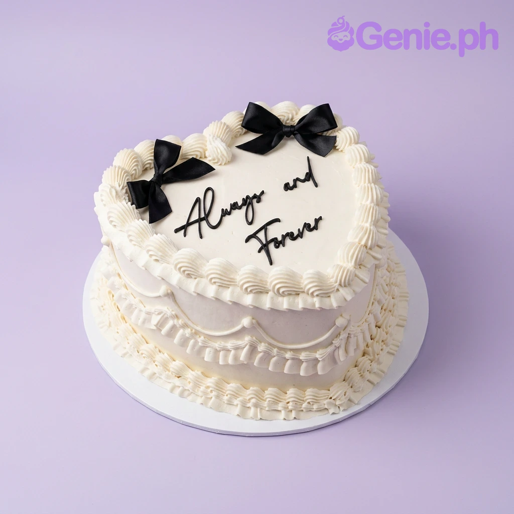 Heart Wedding Cake