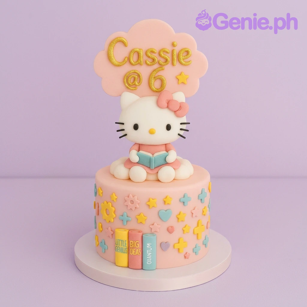 Hello Kitty Reading Cake Hello Kitty Reading Cake