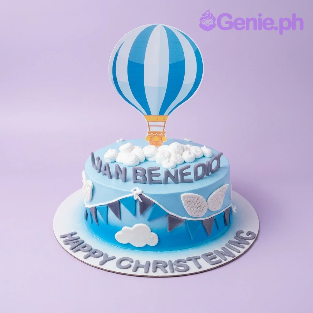 Hot Air Balloon Cartoon Cake Design Hot Air Balloon Cartoon Cake Design