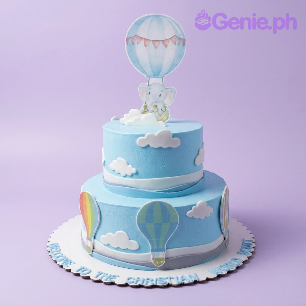 Hot Air Balloon Cake Hot Air Balloon Cake
