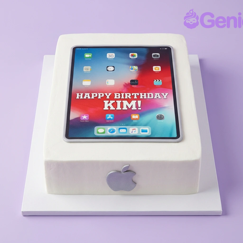 Ipad Tech Kids Birthday Cake Design