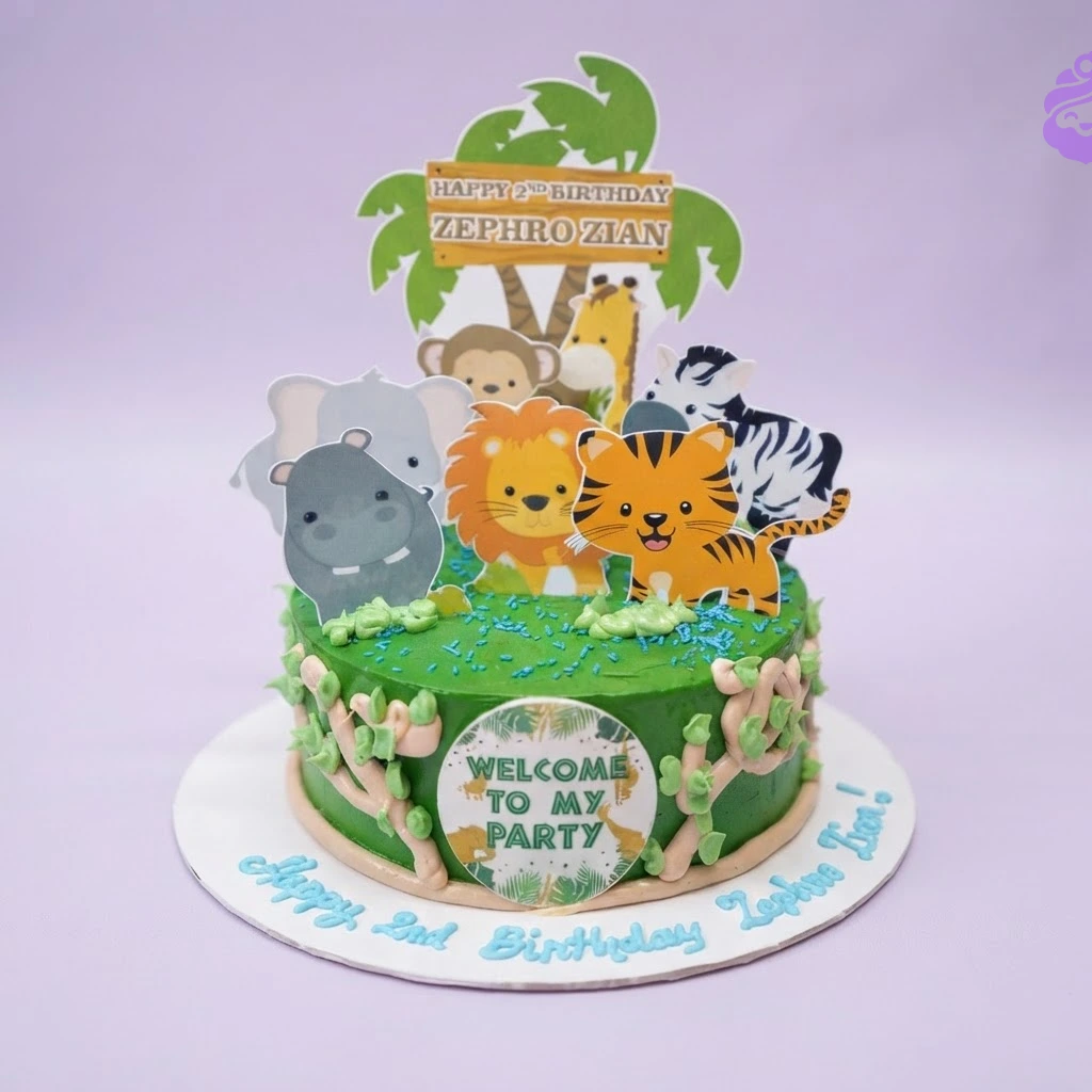 Jungle Safari Ferrari Cake Design