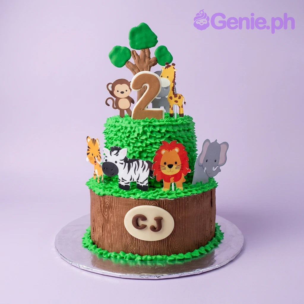 Jungle Safari Ferrari Cake Design