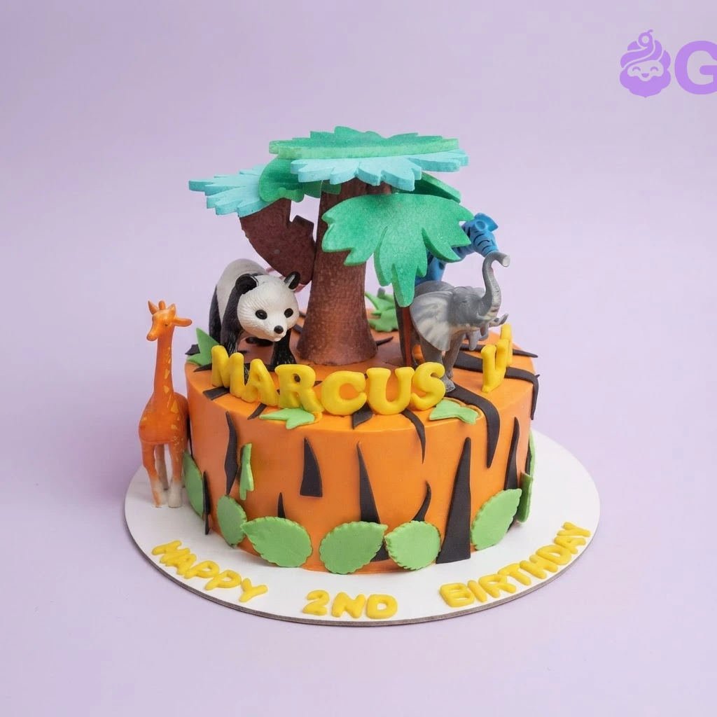 Jungle Safari Ferrari Cake Design