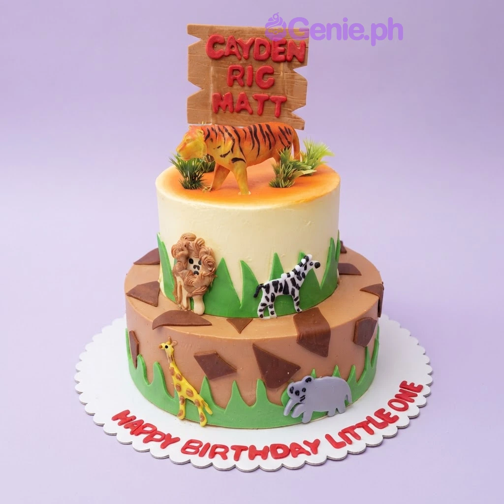 Jungle Safari Ferrari Cake Design