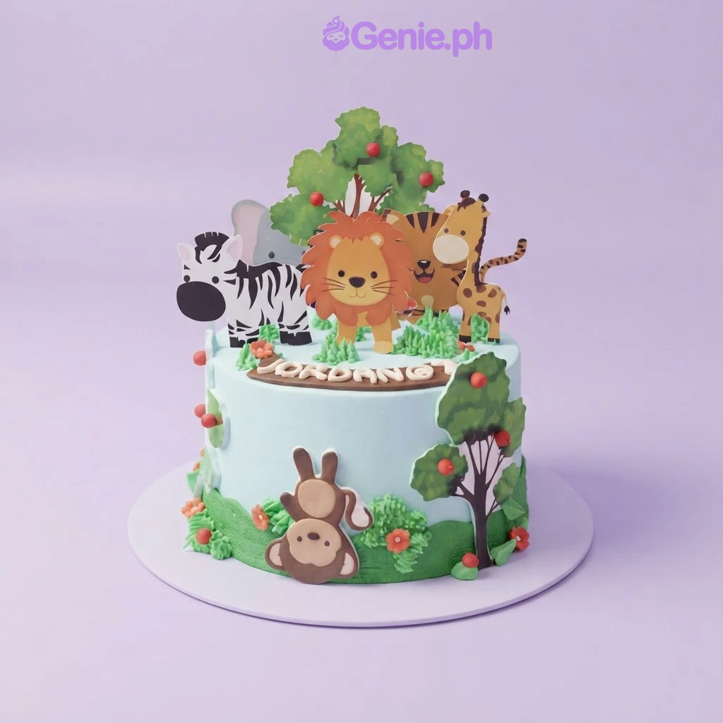 Jungle Safari Ferrari Cake Design