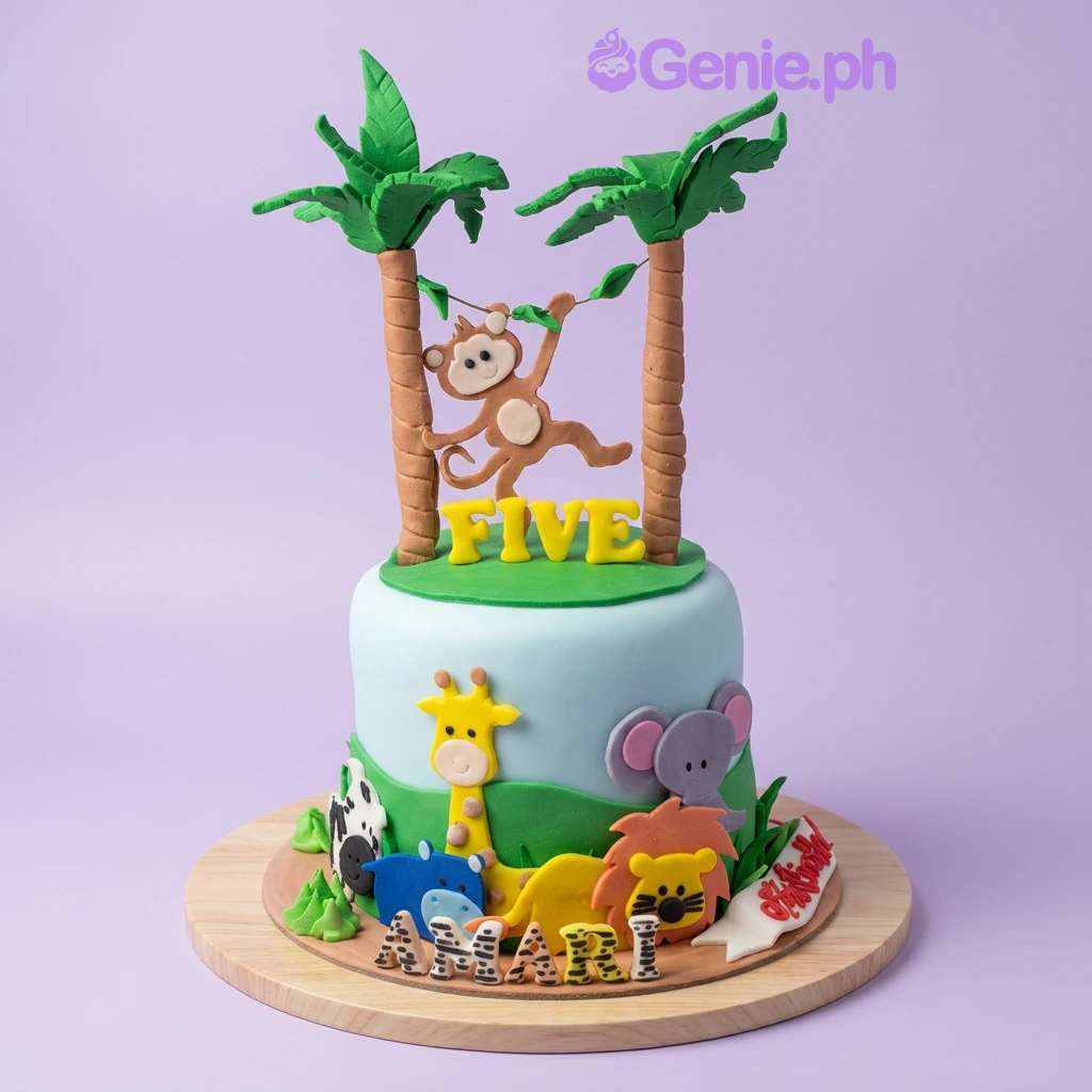 Jungle Safari Ferrari Cake Design