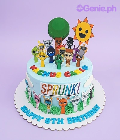 Kids Cartoon Kids Birthday Cake Design
