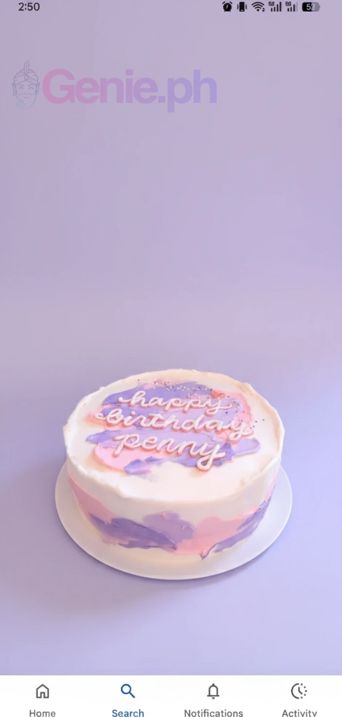 Korean Minimalist Cake