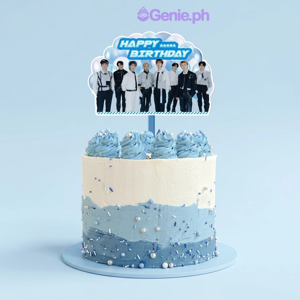 Kpop Birthday Kids Birthday Cake Design