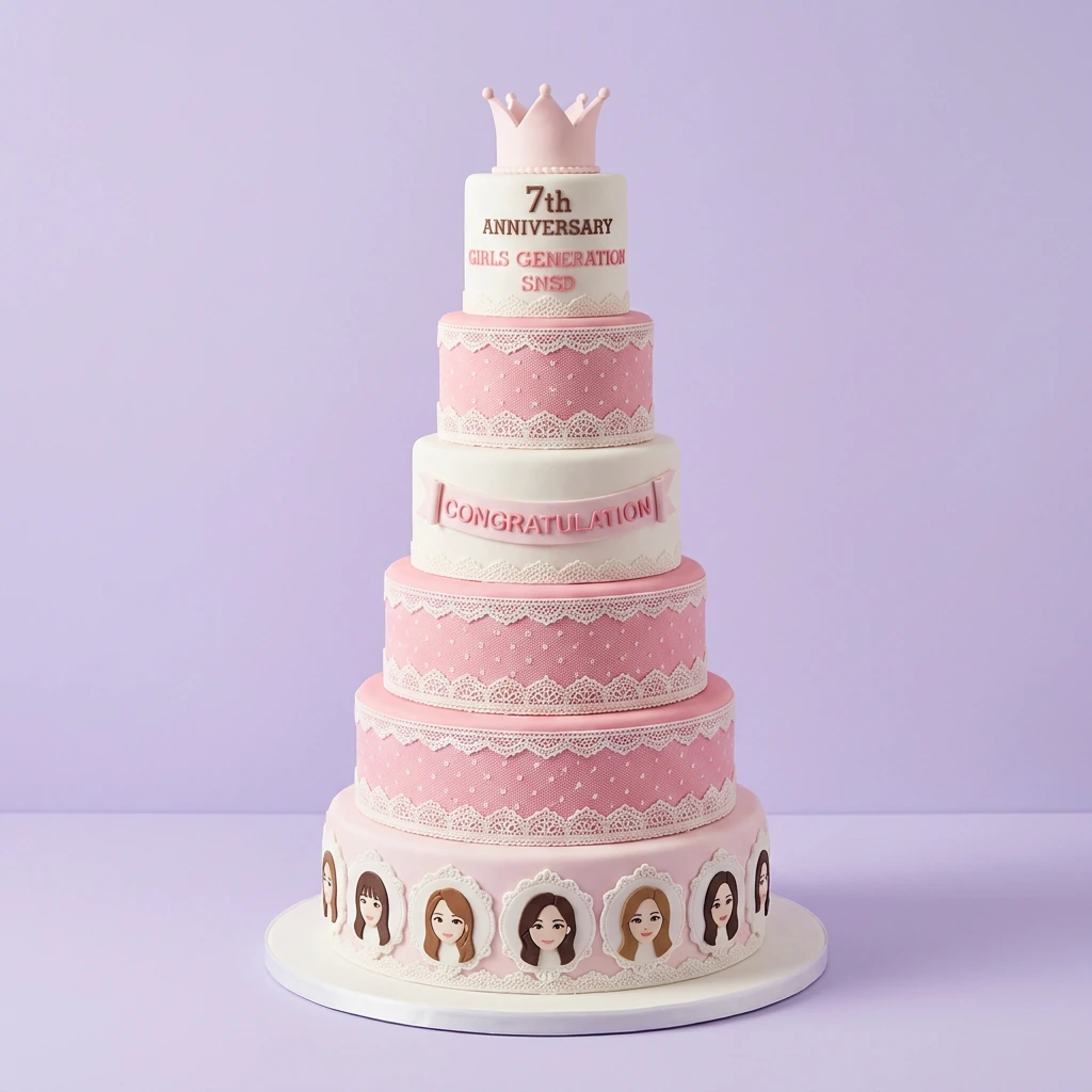 Kpop Bts Exo Multi Tier Cake Design