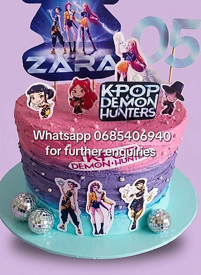 Kpop Demon Hunters Cake