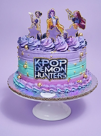 Kpop Demon Hunters Cake