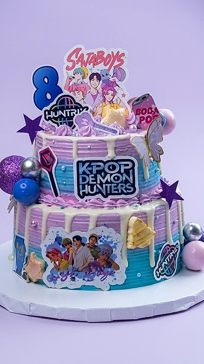 Kpop Demon Hunters Cake