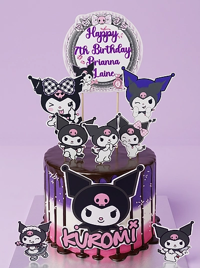 Kuromi Birthday Cake