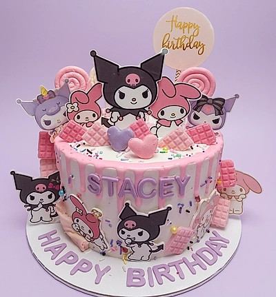 Kuromi Birthday Cake