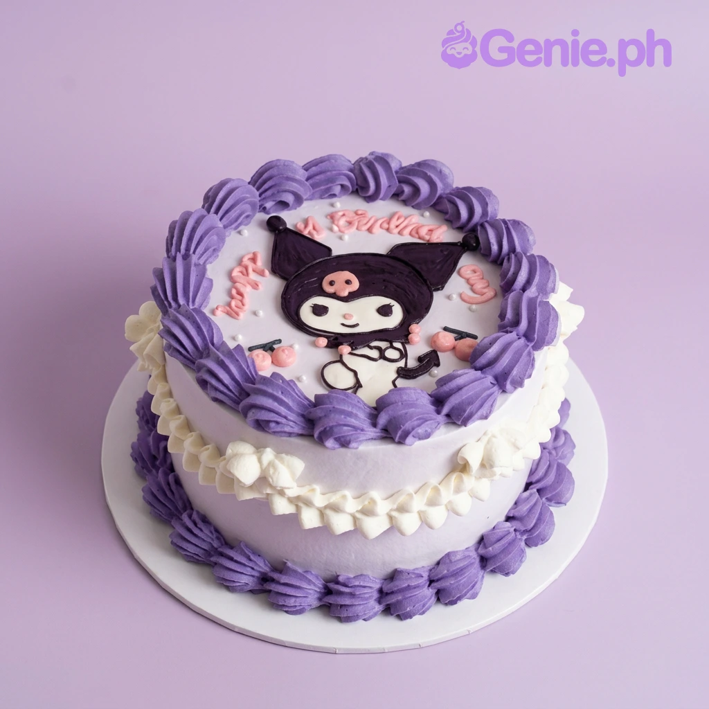 Kuromi Lavender Cake Design Kuromi Lavender Cake Design