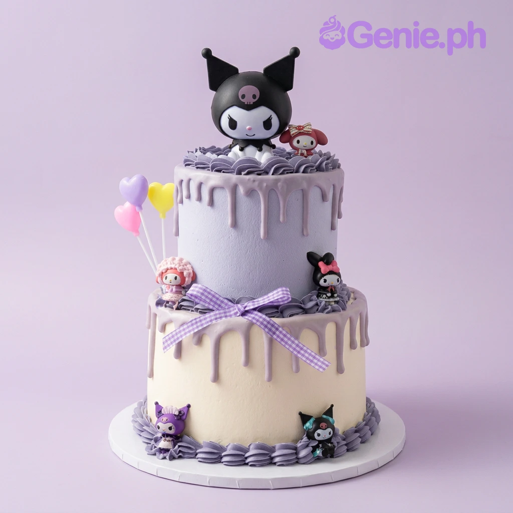Kuromi My Melody Cake Design Kuromi My Melody Cake Design
