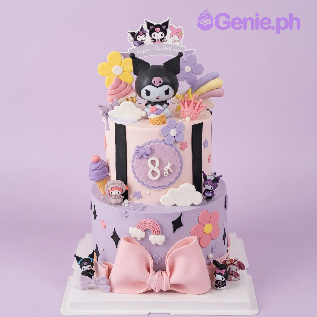 Kuromi My Melody Cake Design Kuromi My Melody Cake Design