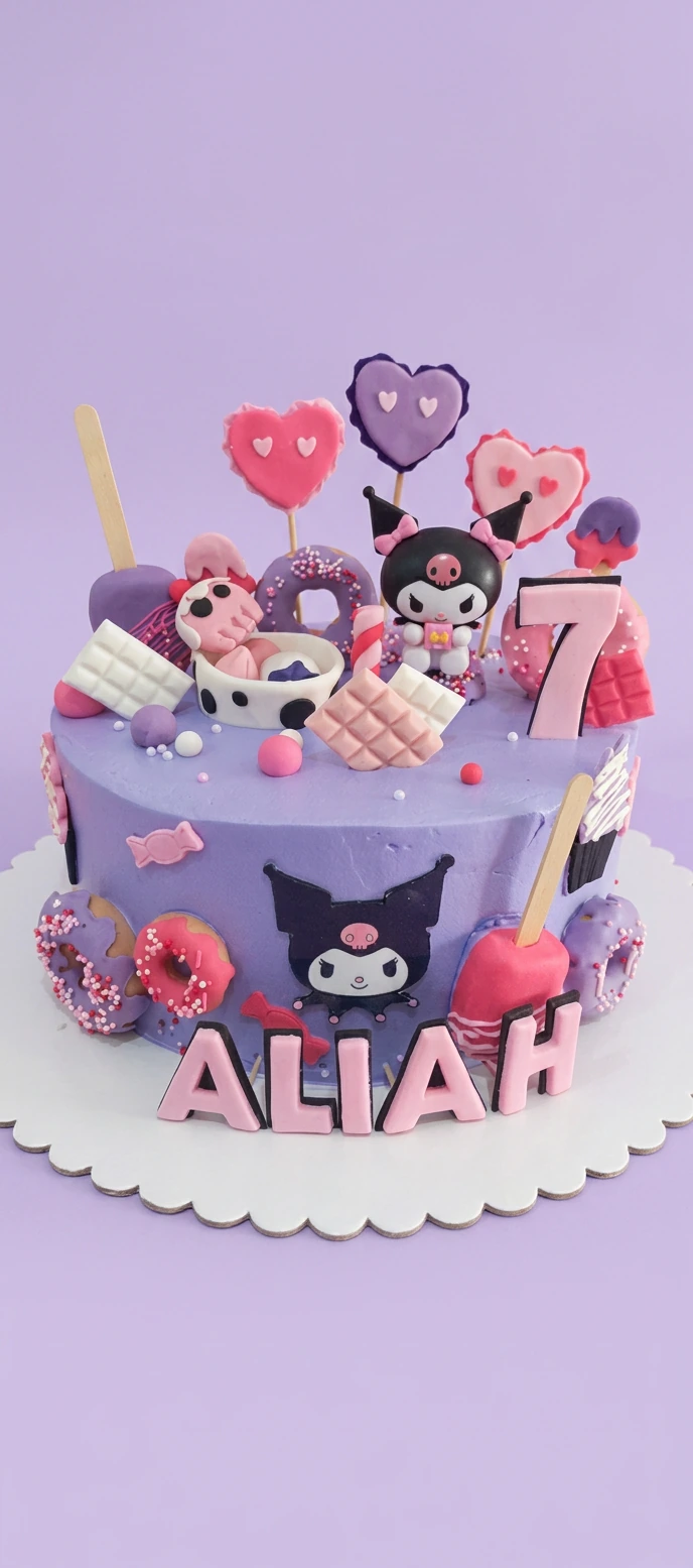 Kuromi Cake