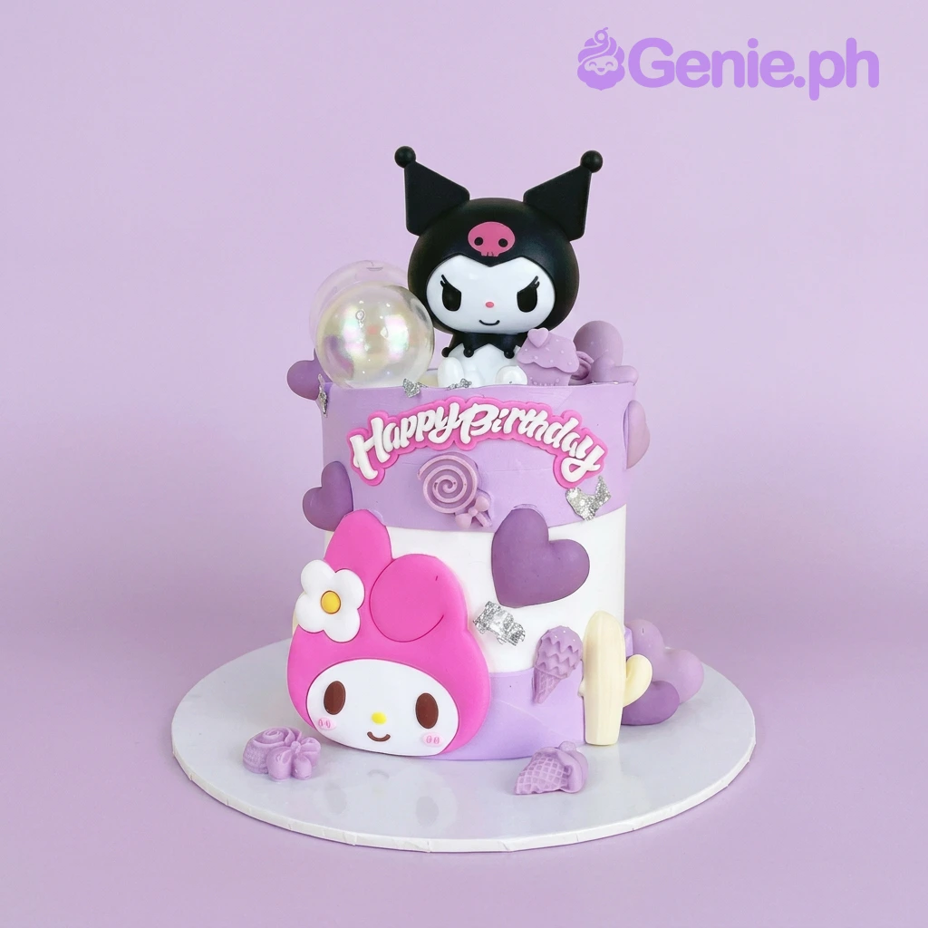 Kuromi My Melody Cactus Cake Design Kuromi My Melody Cactus Cake Design