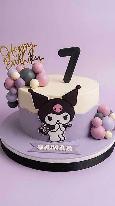 Kuromi Sanrio Cake