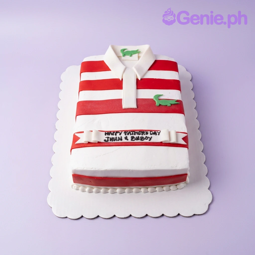 Lacoste Father's Day Shirt Cake Design Lacoste Father's Day Shirt Cake Design