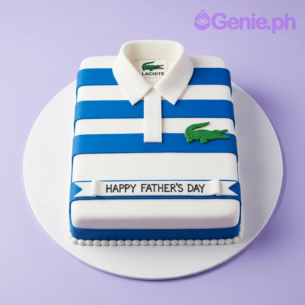 Lacoste Father's Day Shirt Cake Design Lacoste Father's Day Shirt Cake Design