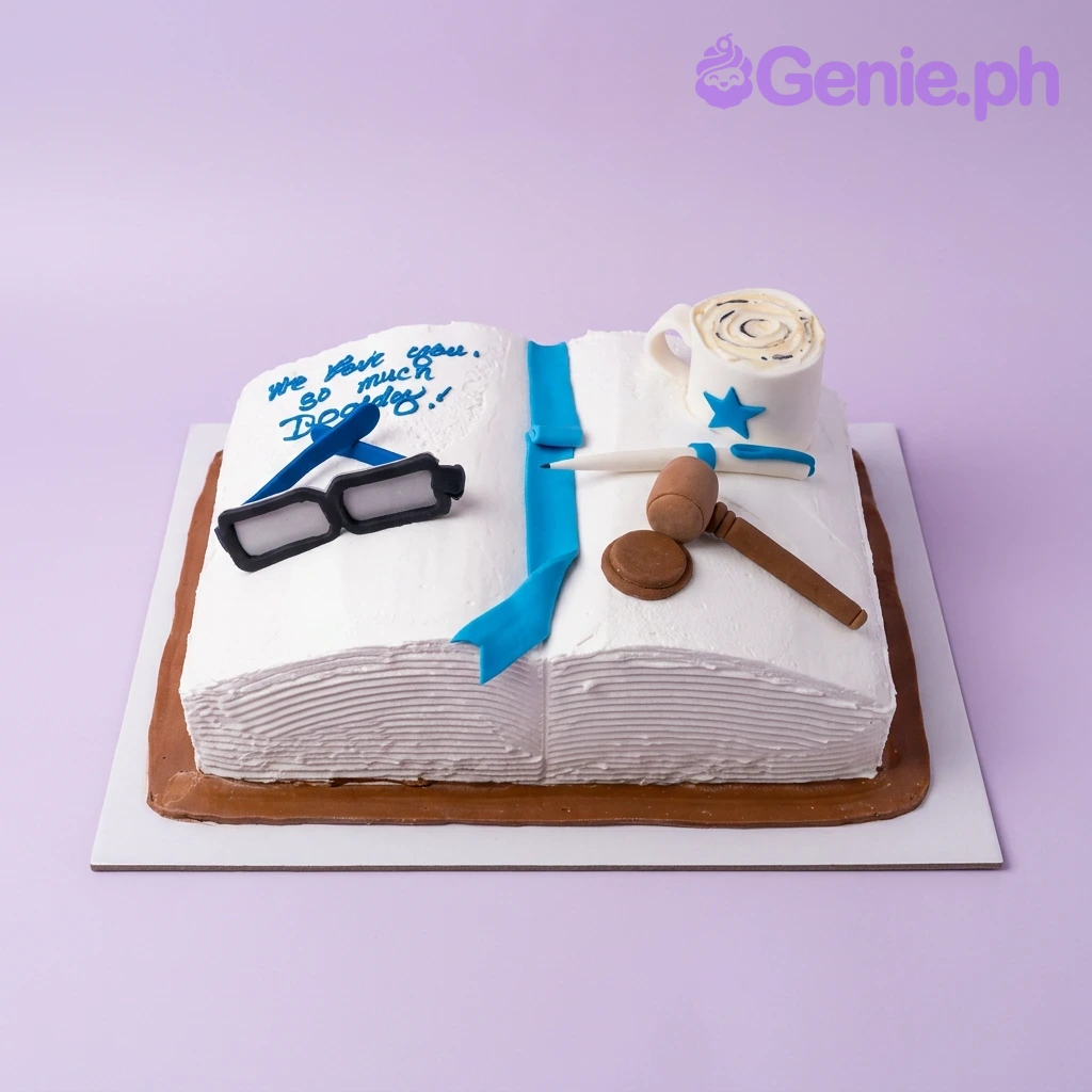 Lawyer Book Books Cake Design