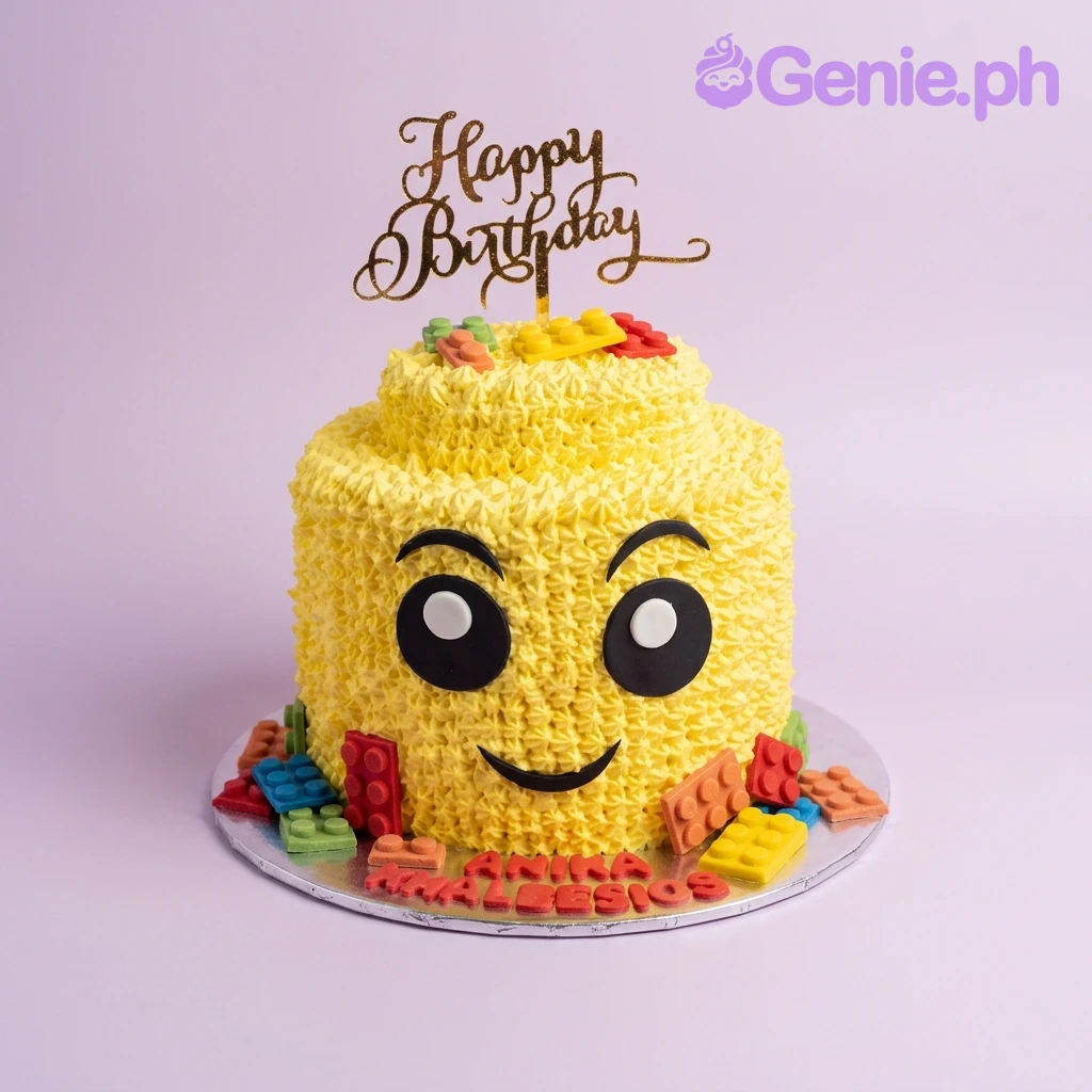 Lego Head Cake Lego Head Cake