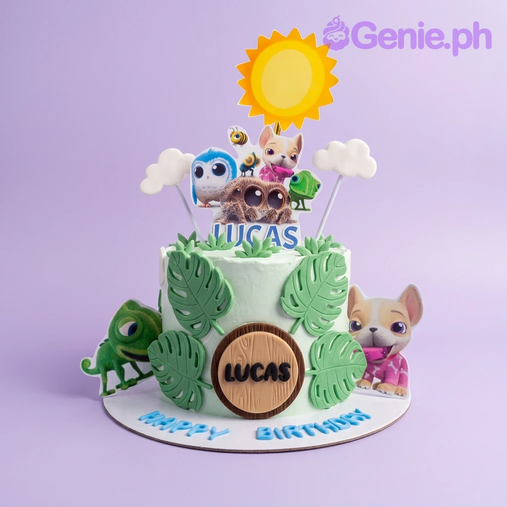 Lucas Tropical Animal Anime Cake Design Lucas Tropical Animal Anime Cake Design