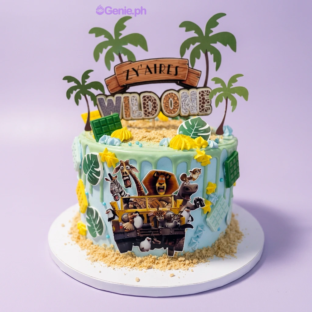 Madagascar Wild One Cake