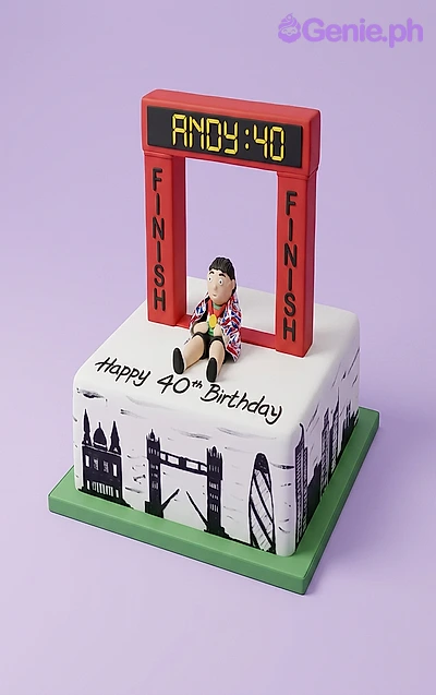 Marathon Birthday Cake