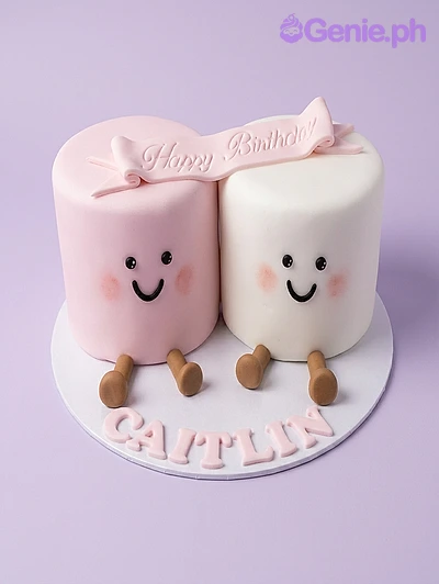 Marshmallow Raya Cake Design