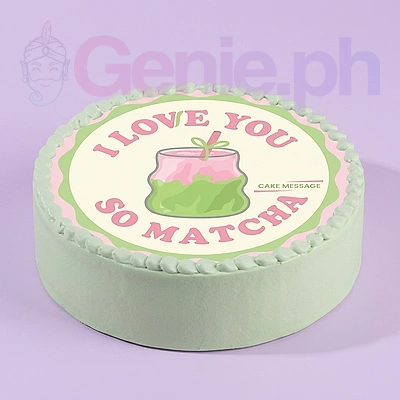 Matcha Bento Drinks Cake Design