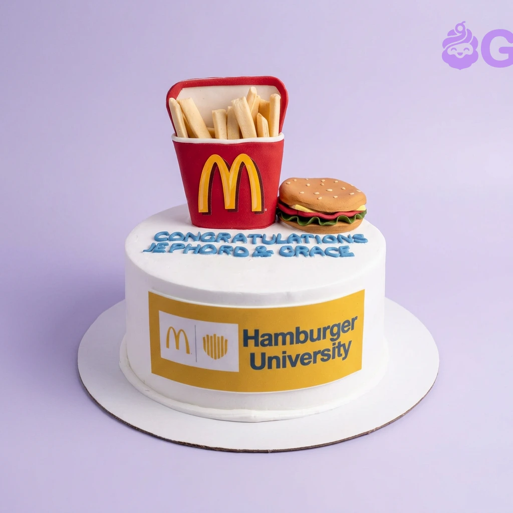 Mcdonald's Graduation Cake