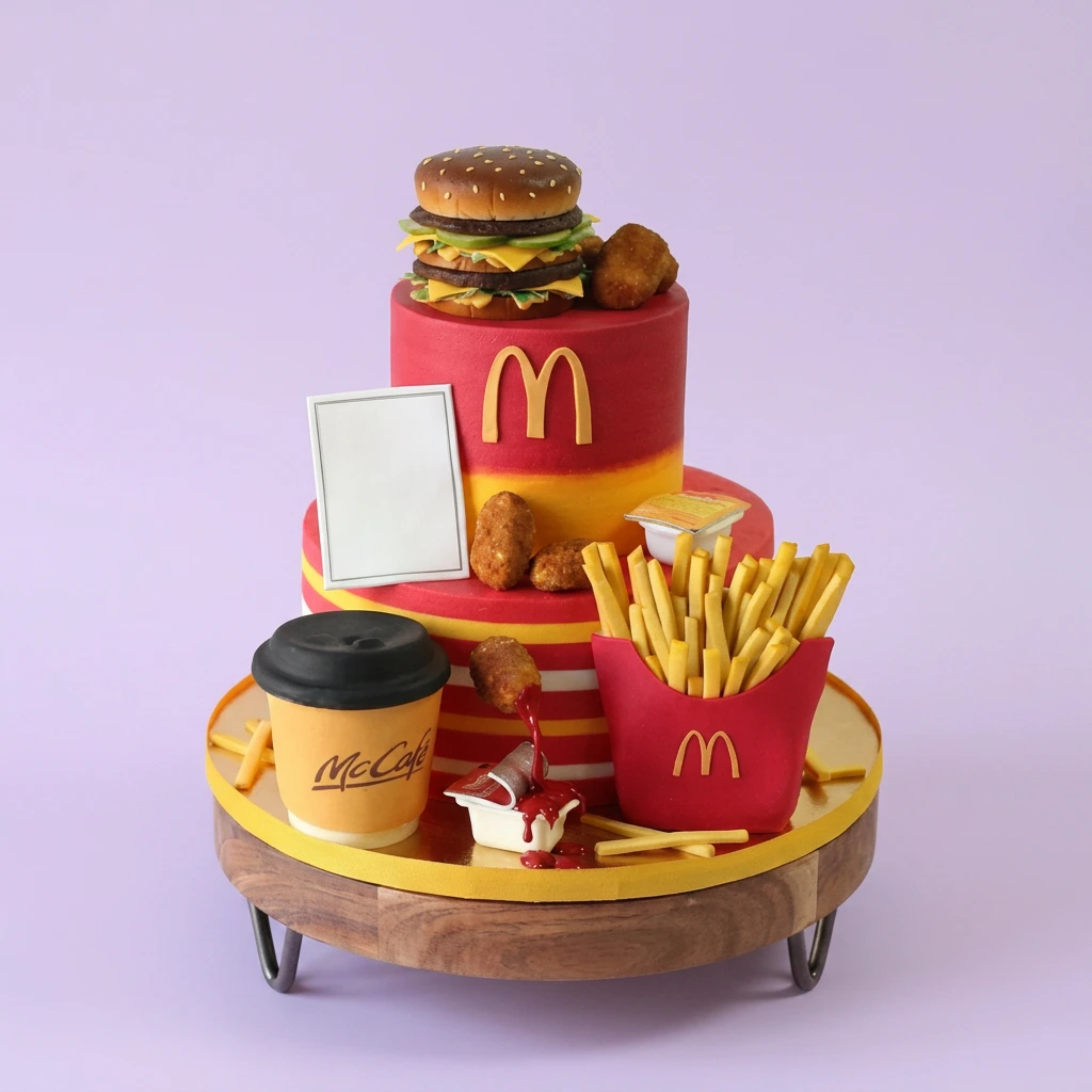 Mcdonald's Mcdonalds Cake Design