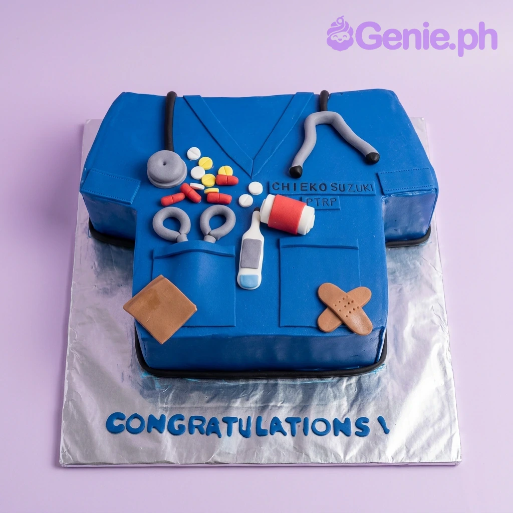 Medical Scrub Shirt Cake Design Medical Scrub Shirt Cake Design