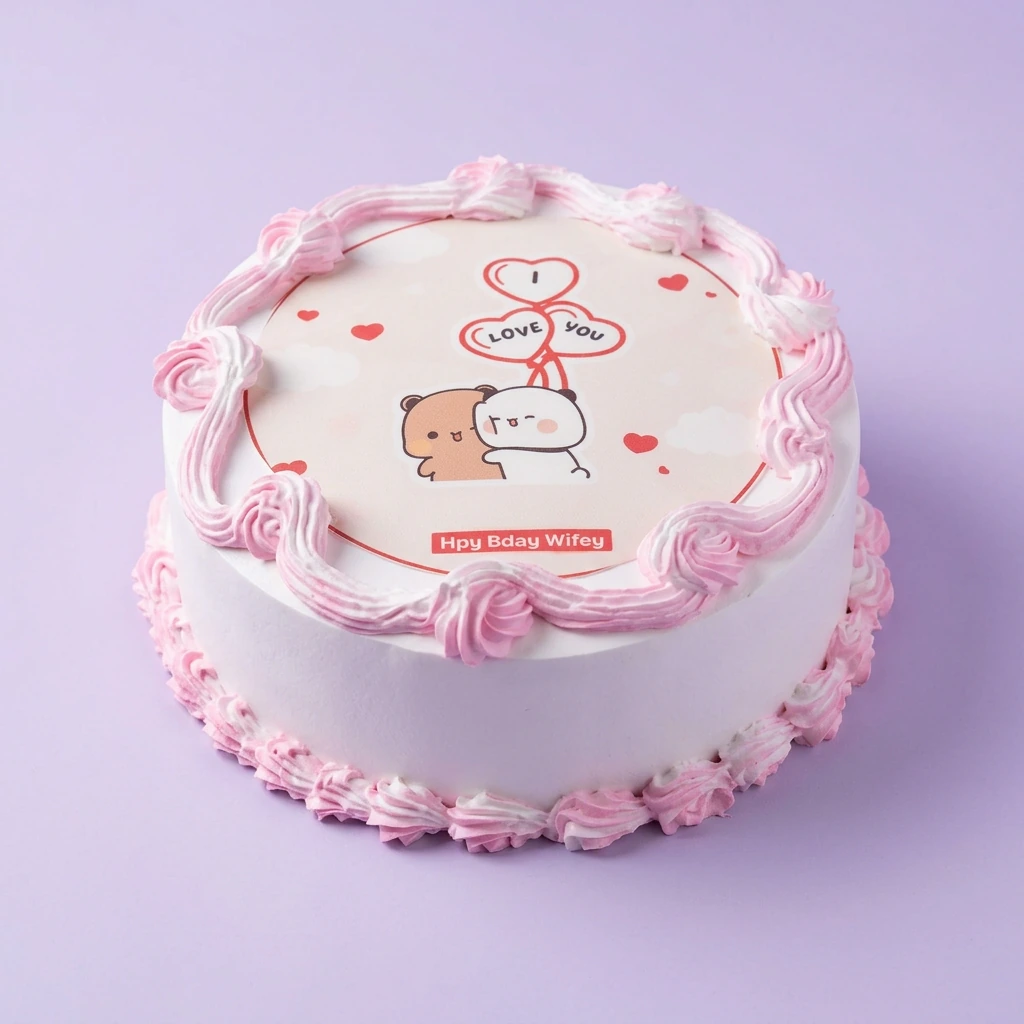 Milk Mocha Bear Cake