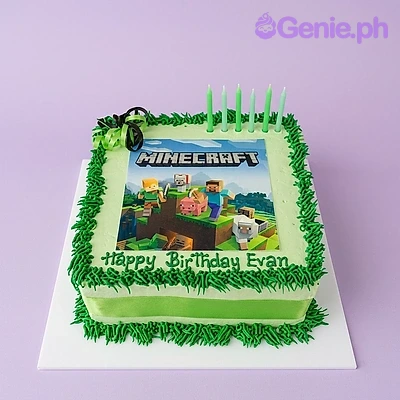 Minecraft Birthday Cake