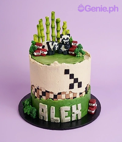 Minecraft Panda Cake