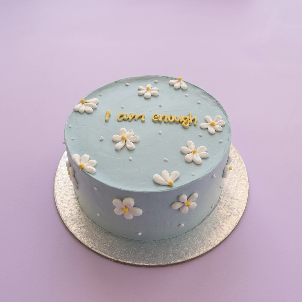 Minimalist Daisy Cake