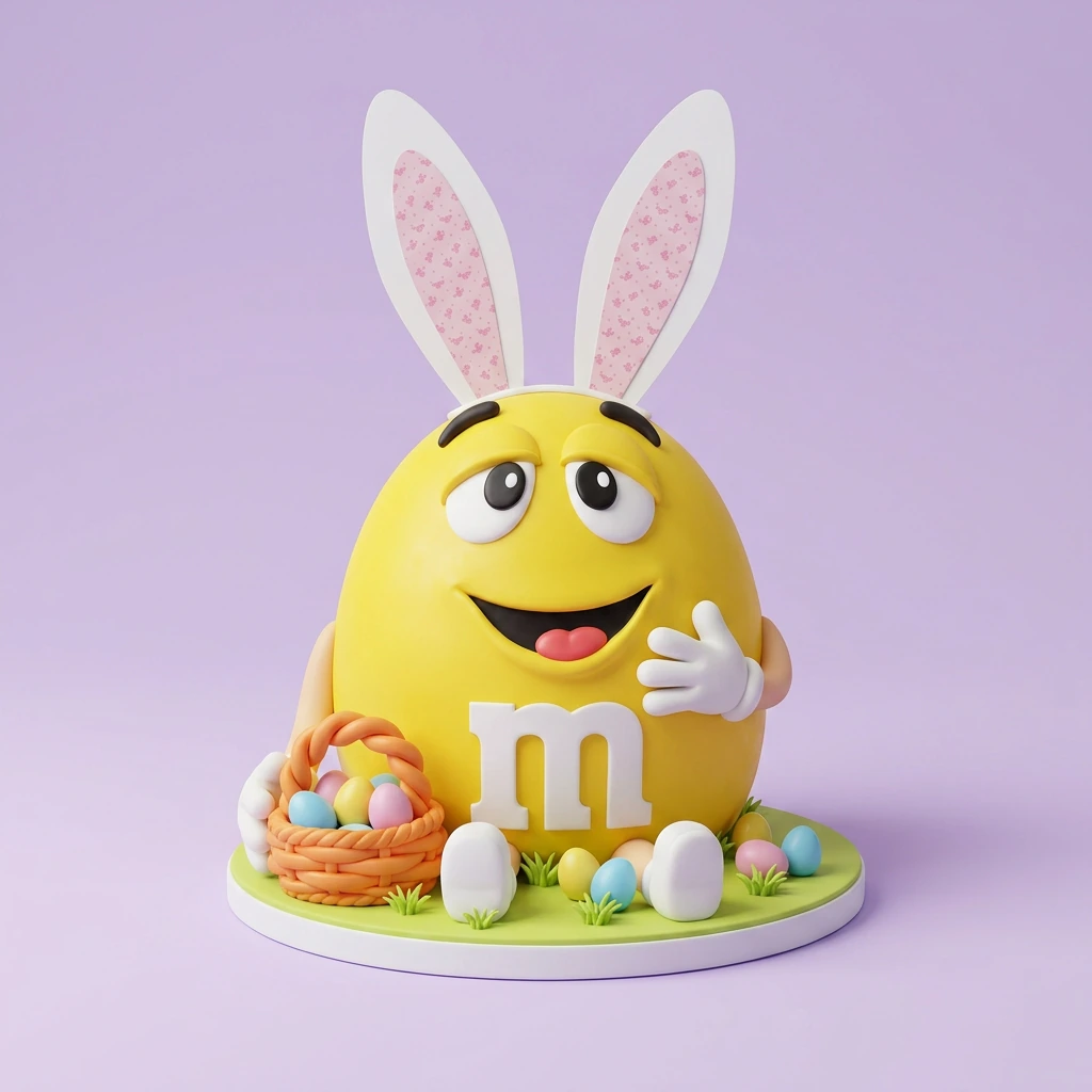 M&m Easter Mm Cake Design