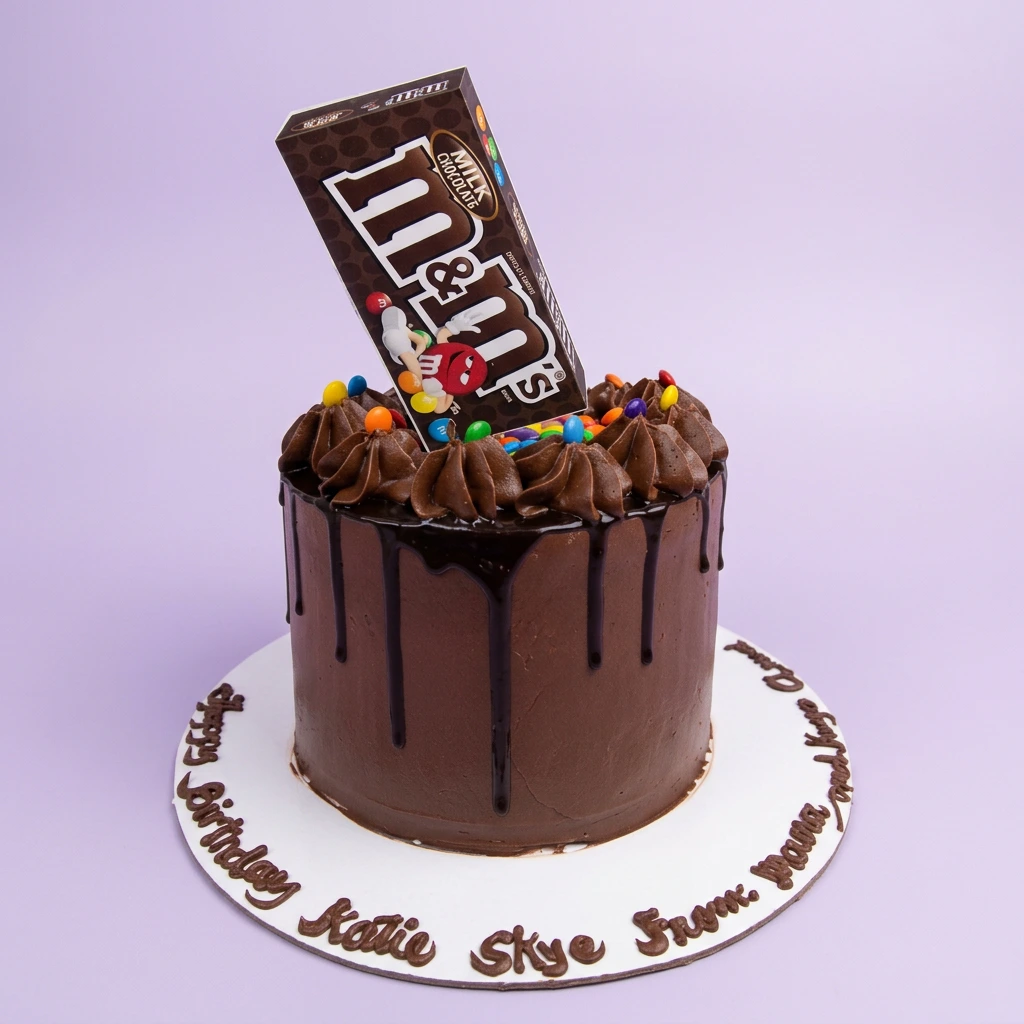 M&m's Chocolate Mm Cake Design