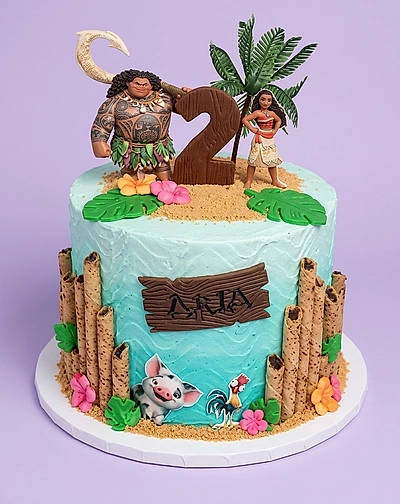 Moana Rooster Cake Design